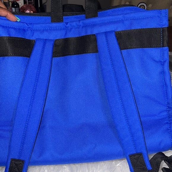 🥳🥳HOST PICK- Telfar x Eastpak Medium Backpack Carry On Shopper Bag Blue NWT - Picture 9 of 12